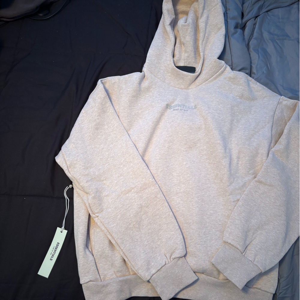 Essentials Heather Gray Women's Cowl Neck Sweater